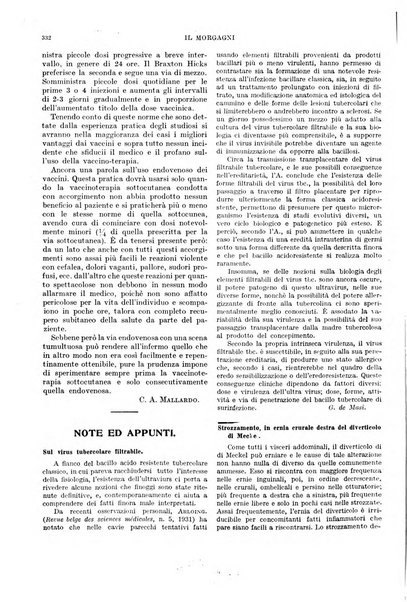 Il morgagni rivista settimanale