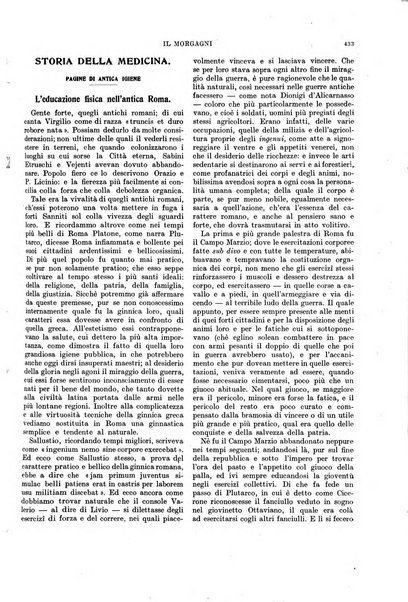 Il morgagni rivista settimanale