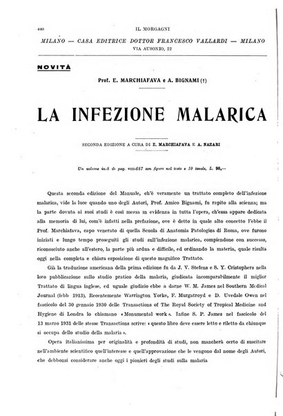 Il morgagni rivista settimanale