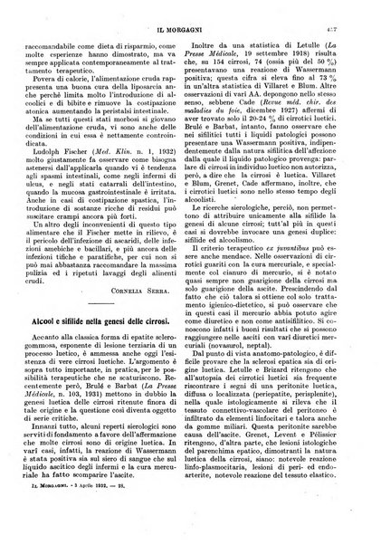 Il morgagni rivista settimanale