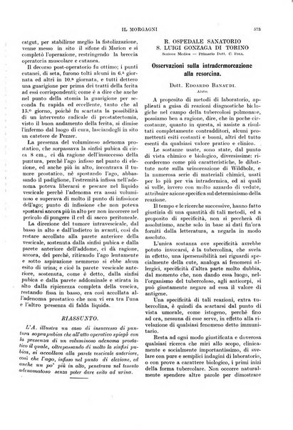 Il morgagni rivista settimanale