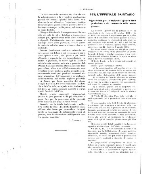 Il morgagni rivista settimanale