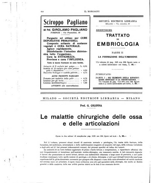 Il morgagni rivista settimanale