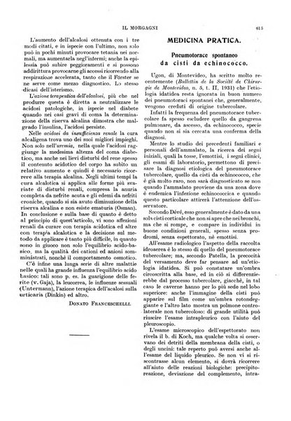 Il morgagni rivista settimanale