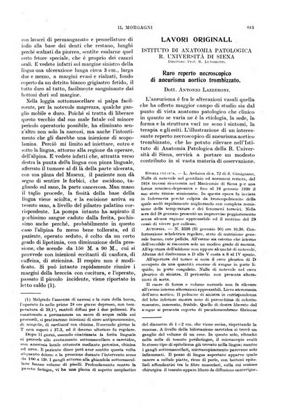 Il morgagni rivista settimanale