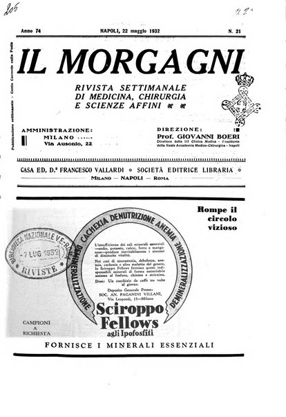 Il morgagni rivista settimanale