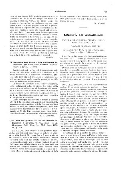 Il morgagni rivista settimanale