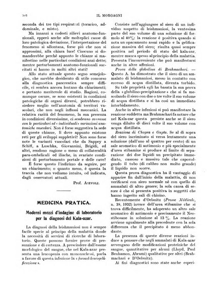 Il morgagni rivista settimanale