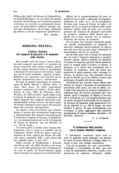 Il morgagni rivista settimanale