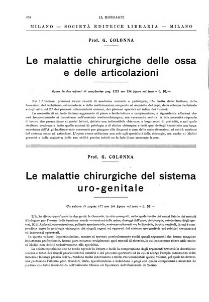 Il morgagni rivista settimanale