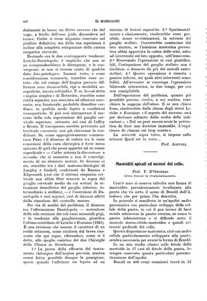 Il morgagni rivista settimanale