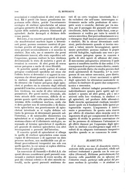 Il morgagni rivista settimanale