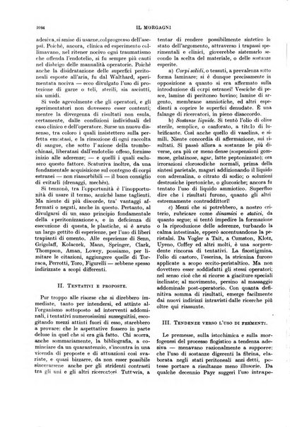 Il morgagni rivista settimanale