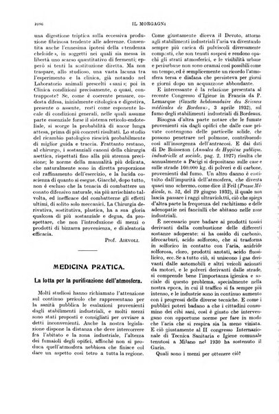 Il morgagni rivista settimanale