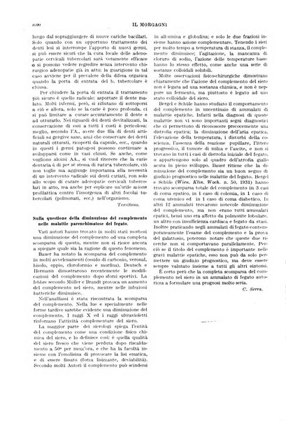 Il morgagni rivista settimanale