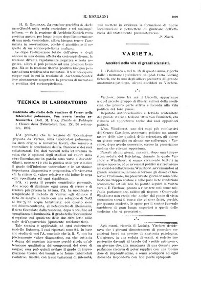 Il morgagni rivista settimanale