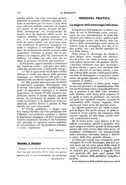 Il morgagni rivista settimanale