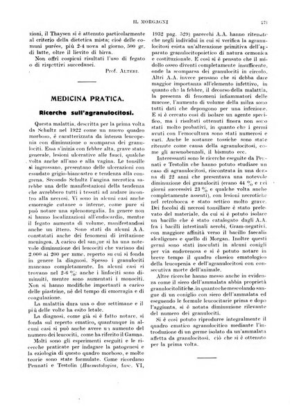 Il morgagni rivista settimanale