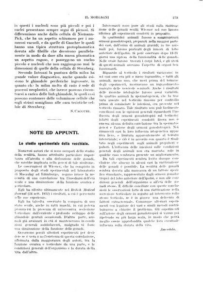 Il morgagni rivista settimanale