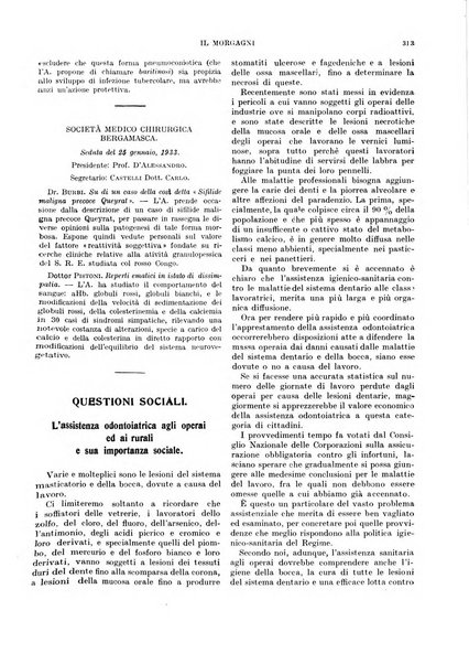 Il morgagni rivista settimanale