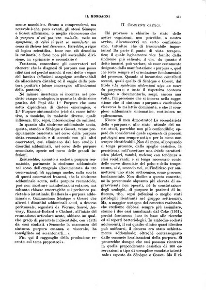 Il morgagni rivista settimanale