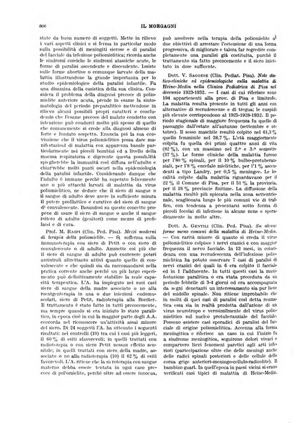 Il morgagni rivista settimanale