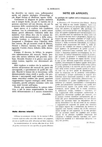 Il morgagni rivista settimanale