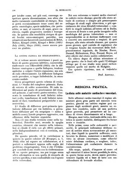 Il morgagni rivista settimanale