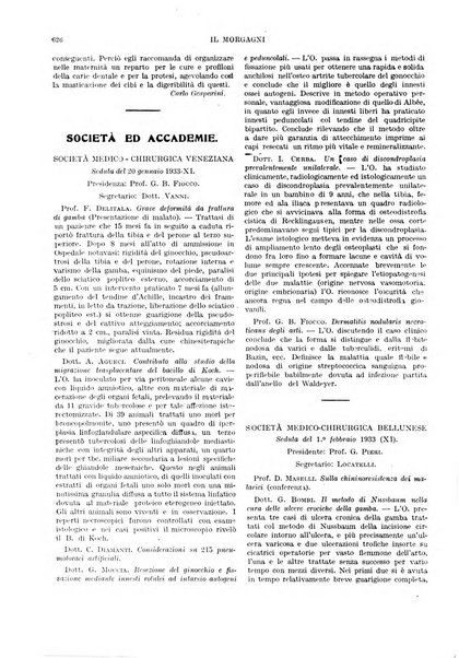 Il morgagni rivista settimanale