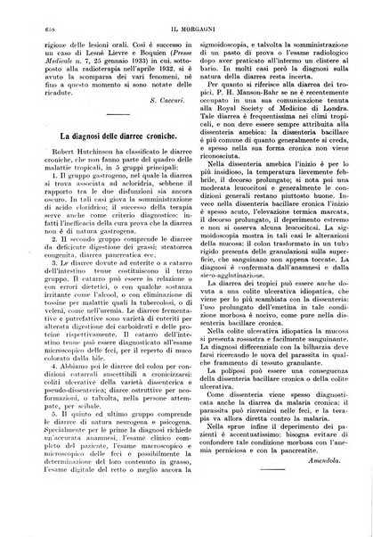 Il morgagni rivista settimanale