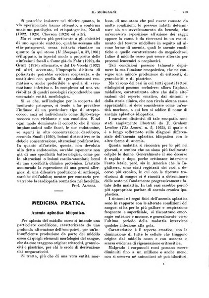 Il morgagni rivista settimanale