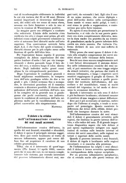 Il morgagni rivista settimanale