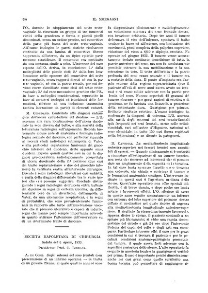 Il morgagni rivista settimanale