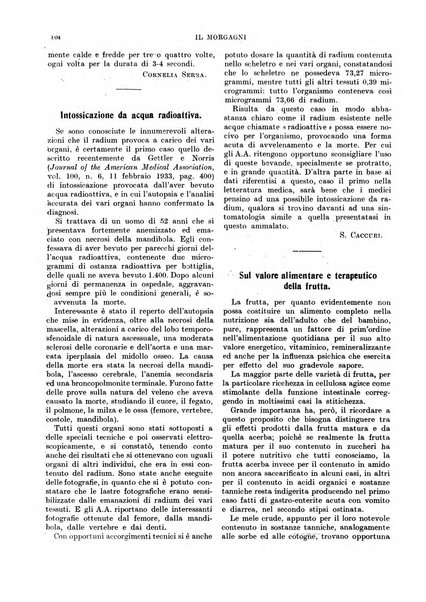 Il morgagni rivista settimanale