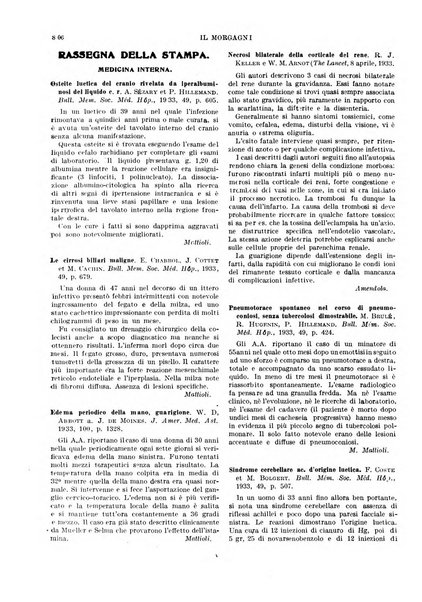 Il morgagni rivista settimanale