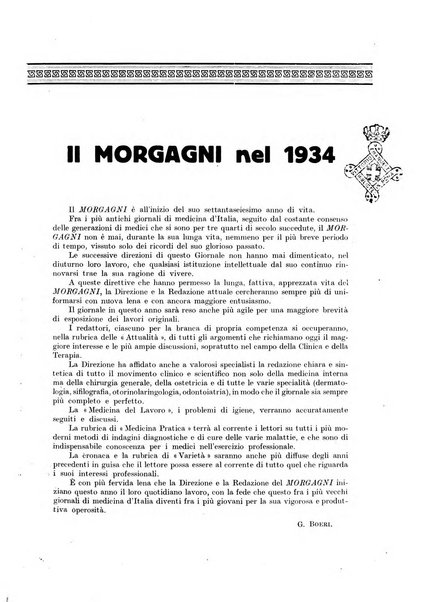 Il morgagni rivista settimanale