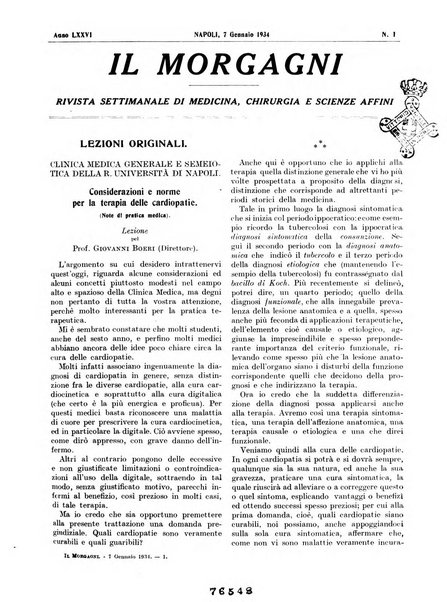 Il morgagni rivista settimanale