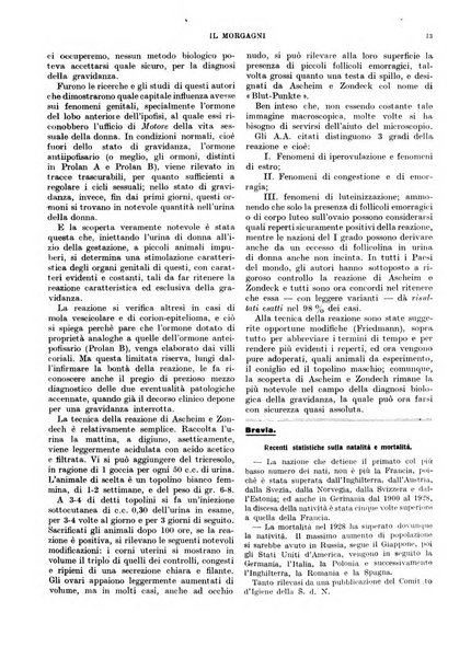 Il morgagni rivista settimanale