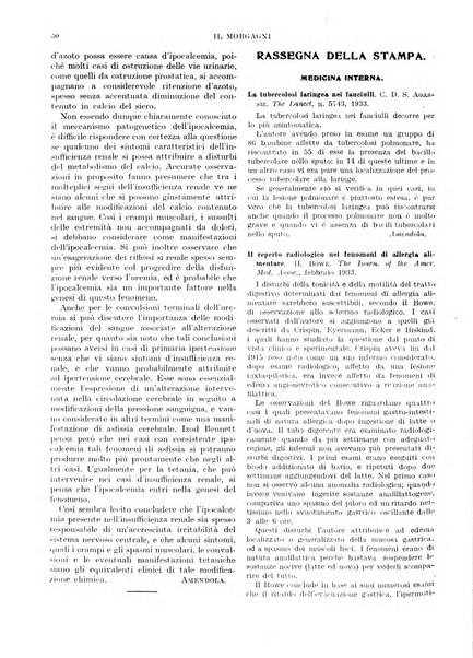 Il morgagni rivista settimanale