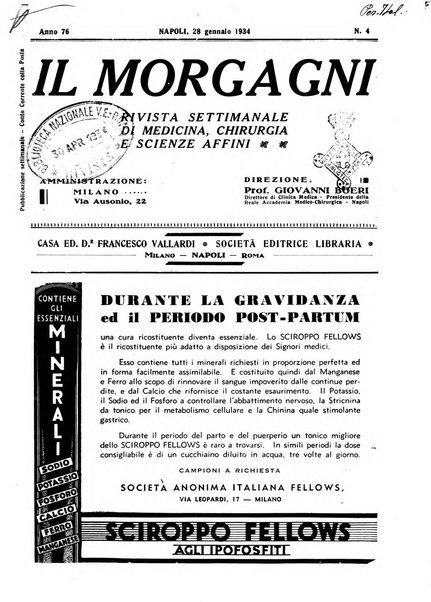 Il morgagni rivista settimanale