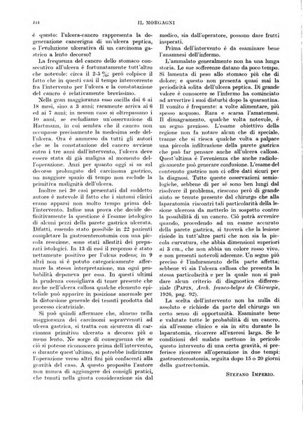 Il morgagni rivista settimanale