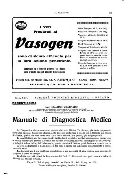 Il morgagni rivista settimanale