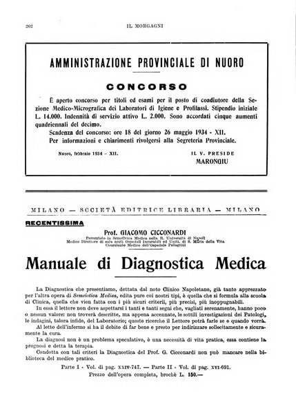 Il morgagni rivista settimanale