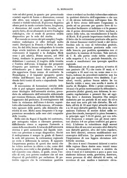 Il morgagni rivista settimanale