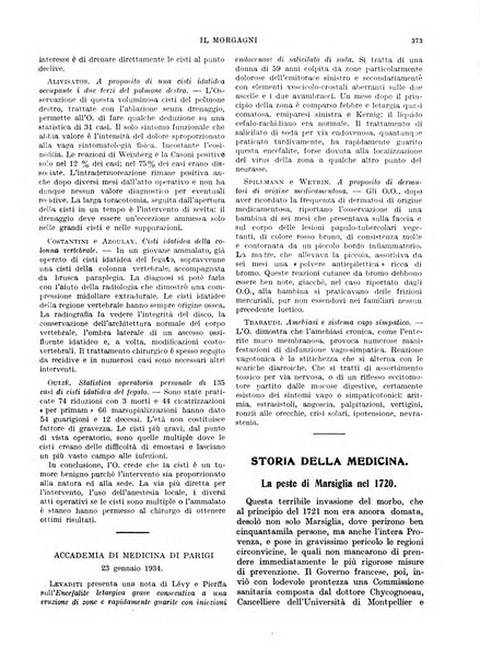 Il morgagni rivista settimanale