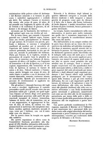 Il morgagni rivista settimanale