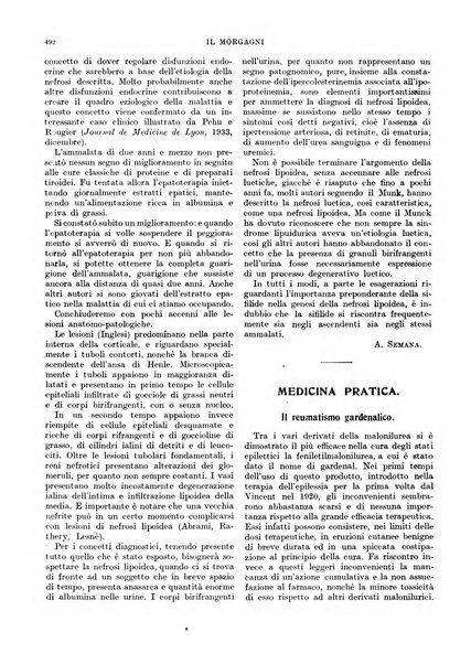 Il morgagni rivista settimanale