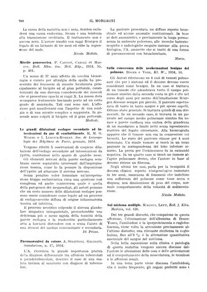 Il morgagni rivista settimanale