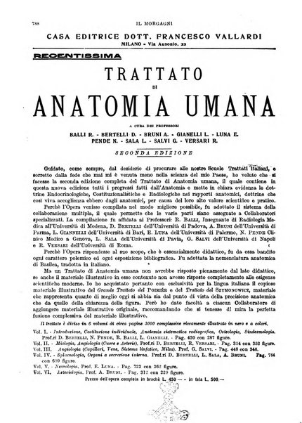 Il morgagni rivista settimanale