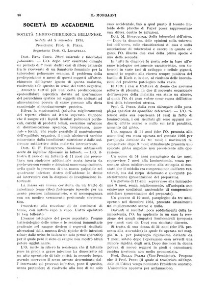 Il morgagni rivista settimanale